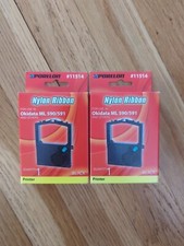 2 Packs PORELON Printer Ribbon for Okidata ML 590/ 591   Part # 11514 picture