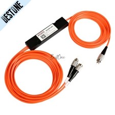 FC/UPC 1:2 FBT Multimode Fiber Optical Optic Splitter 1x2 Dual Window Coupler picture