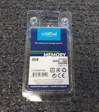 NEW Crucial 8GB DDR3L-1600 SODIMM DDR3 Low Volt Laptop RAM CT102464BF160B.C16FPD picture