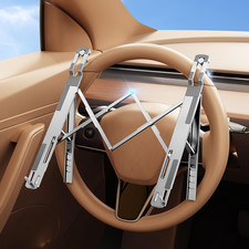 Car Laptop Mount Steering Wheel Tray Holder, Height Adjustable Car Desk for Lapt picture