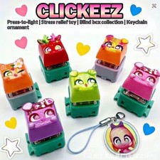 Clickeez Fidget Keycap Keychain Light Up LED Mechanical Keyboard Switch Stress picture