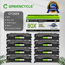 8PK CF280X High Yield Laser Toner Cartridge fit for HP LaserJet Pro 400 M425dn picture