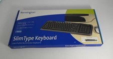 Kensington SlimType Low-Profile Multimedia USB Keyboard New Sealed Box 64365 picture