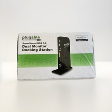 Plugable UD-3900 USB 3.0 Dual Monitor Docking Station HDMI DVI NEW SEALED picture