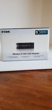 D-Link DWA-130 Wireless N-300 USB Adapter RangeBooster WiFi Network Windows/Mac picture