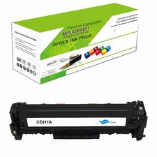 Premium Ink&Toner | Re-Manufactured Toner Cartridge Replacement for CE411A Cyan picture