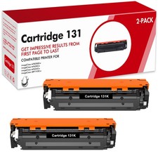 2pk New C131 Black Toner Cartridge for Canon 131 ImageClass LBP-7110CW MF8280CW picture