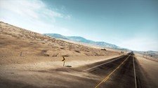 Landscape road desert Custom Gaming Mat Desk picture