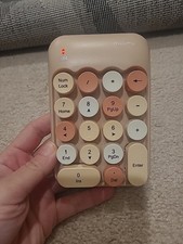 MOFII X910 Wireless Keyboard Tested And Works Pink picture