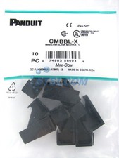 Panduit CMBBL-X Mini-Com Blank Module, 10-Pack, Black ~STSI picture