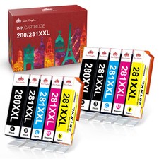 10x PGI-280XXL CLI-281XXL Printer Ink for Canon Pixma TR8520 TS9520 TS9521C picture