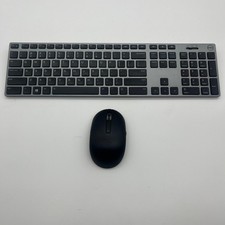Dell KM717 Premier Wireless Keyboard and Mouse Set WK717 WM527 USED with dongle picture