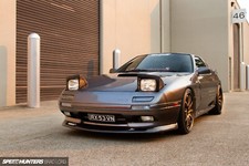 Cars fc3s mazda rx 7 tuning Desk Mat Stitched picture