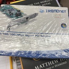 TRENDnet 32-bit 10/100/1000Mbps Copper Gigabit PCI Adapter (TEG-PCITXR) NIB picture