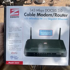 Zoom 5352 DOCSIS 3.0 343 Mbps Cable Modem/Router Wireless-N Gigabit 4-Port picture