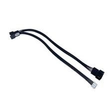 Small 4pin To 2port 4p Male PWM Cooling Fan Adapter Power Cable for Gigabyte ITX picture