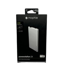  MOPHIE POWERSTATION 2X EXTERNAL BATTERY 2.4 Amp 4000 mAh - Silver picture