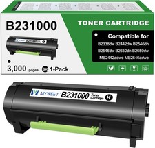 Compatible B231000 High Yield Black Toner for B2338 B2442 B2546 B2650 MB2546 picture