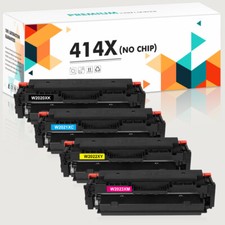 4x W2020X W2020A Toner Compatible With HP 414X 414A Color Laserjet M454 No Chip picture