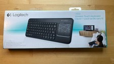 Logitech K400r Wireless Keyboard Built-In Multi-Touch Touchpad w/ Dongle picture