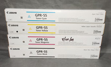 CANON GPR-55 Toner Cartridge Set Black Cyan Magenta Yellow  C5535i  C5540i picture