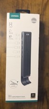Ugreen 5-in-1 4K HDMI USB-C Hub Laptop Adapter Stand Black NEW picture
