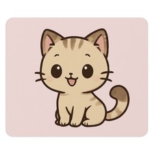 Cute Cat Mouse Pad - Adorable Workspace Accessory, Gift for Cat Lovers, [...] picture