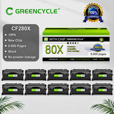 10PK CF280X 80X High Yield Toner For HP LaserJet Pro 400 M401a M401dw M401dne picture