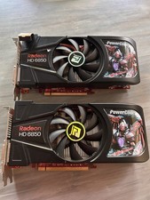 2 - PowerColor Radeon HD 6850 1GB / 1GB (max) GDDR5 SDRAM W/ Crossfire Cable picture