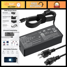 100W Universal USB-C Laptop Charger for MacBook Pro/Air, iPad Pro, Lenovo, HP, D picture