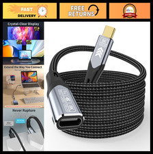 High-Speed 6.6FT USB-C Extension Cable, 40Gbps Data Transfer, 8K Video, Docking picture