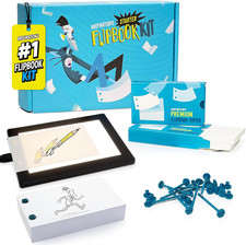 Official 'S Flipbook Starter Kit, LED Light Pad, Flip Book Kit picture