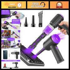 14500 Pa Mini Vacuum Cleaner & 110000RPM Cordless Air Duster for Keyboard Cleani picture