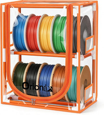 Filament Storage Box, 2 Tier 3D Printer Filament Storage Rack with Transparent D picture