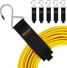 Extension Cord Organizer and Hanger (6-Pack), Trilancer Hook-and-Loop Storage St picture