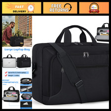 17.3 Inch Laptop Briefcase Bag for Men - Work Computer Case, Durable & Stylish picture