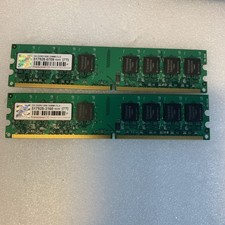 2x 2GB =4GB Transcend DDR2 800MHz PC2-6400 DIMM CL5 Desktop RAM picture