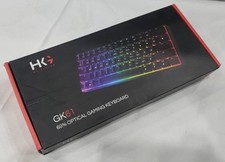 HK GAMING GK61 Mechanical Gaming Keyboard - 61 Keys Multi Color RGB Illuminated picture