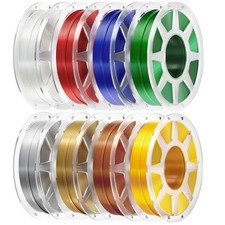 250g Silk PLA Filament 1.75mm Bundle, YOOPAI Multicolor 3D Printer Filament N... picture