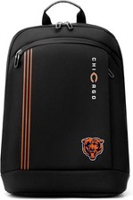 SOAR NFL 14 Inch Laptop Backpack Bag Chicago Bears Black NEW picture