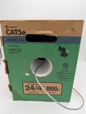 Southwire  Gray 24/4 Solid CU CAT5e  (Riser) Data Cable OPEN BOX 476 Feet picture