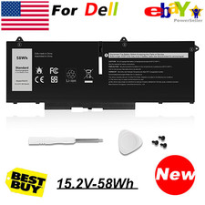 New 07KRV Battery Dell Latitude 5330 7330 7430 7530 Precision 3570 FK0VR 58Wh picture