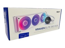 NZXT Kraken Elite RGB 360mm 2024 Radiator Liquid Cooler – White (READ) picture