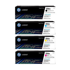 Genuine HP 206X High Yield Toner Set W2060X W2061X W2062X W2063X CMYK picture