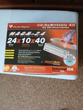 Pacific Digital CD-Re Writable Kit Mach 24 New CD Burner Vintage **Read Desc** picture