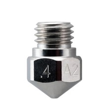 Microswiss Plated A2 Hardened Tool Steel Nozzle MK10 All Metal Hotend .4mm picture