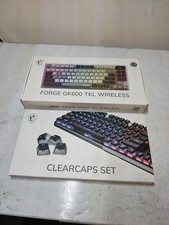MSI FORGE GK600 TKL Tri-Mode Wireless Keyboard w/ Keycaps picture