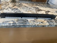 Panduit Cat6  Patch Panel Rack Mount Black, 24 Ports picture