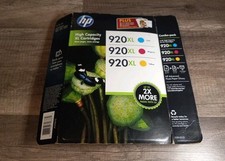 HP 920XL Color Officejet Ink Combo Pack - 519672 With Photo Paper Combo 07/16 picture