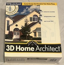 Broderbund 3D Home Architect 3.0 Interiors Deluxe 2.0 Win 95 Home Plans Remodel picture